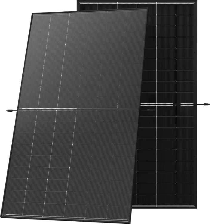 Палета з 36 шт. сонячних панелей Trina Solar 505W N-Type TOPCon Bifacial Mono Black Frame