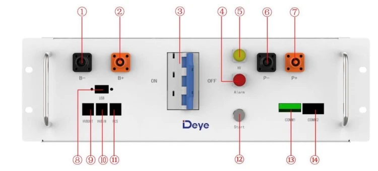 Акумулятор енергії HV DEYE GE-F60 | 61,44 кВт·год | LFP