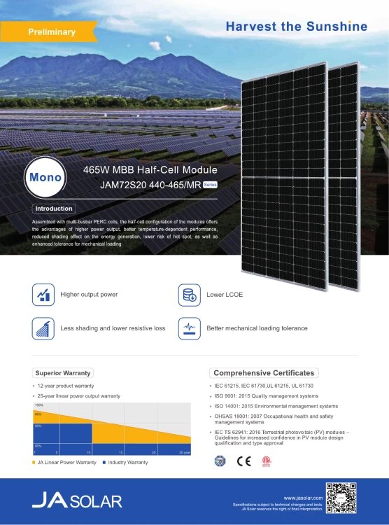 Фотовольтаїчна панель JA Solar 455W Bifacial скло-скло моно чорна рамка
