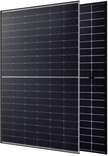 Палета з 37 шт. фотомодулів Jolywood 505 Вт N-Type Bifacial чорна рама