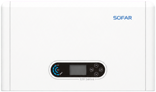 Гібридний інвертор Sofar 3 кВт 1-фазний 3,3 кВА WiFi Розетка Під BTS 5K IP66 Powerall Esi 3K-S1